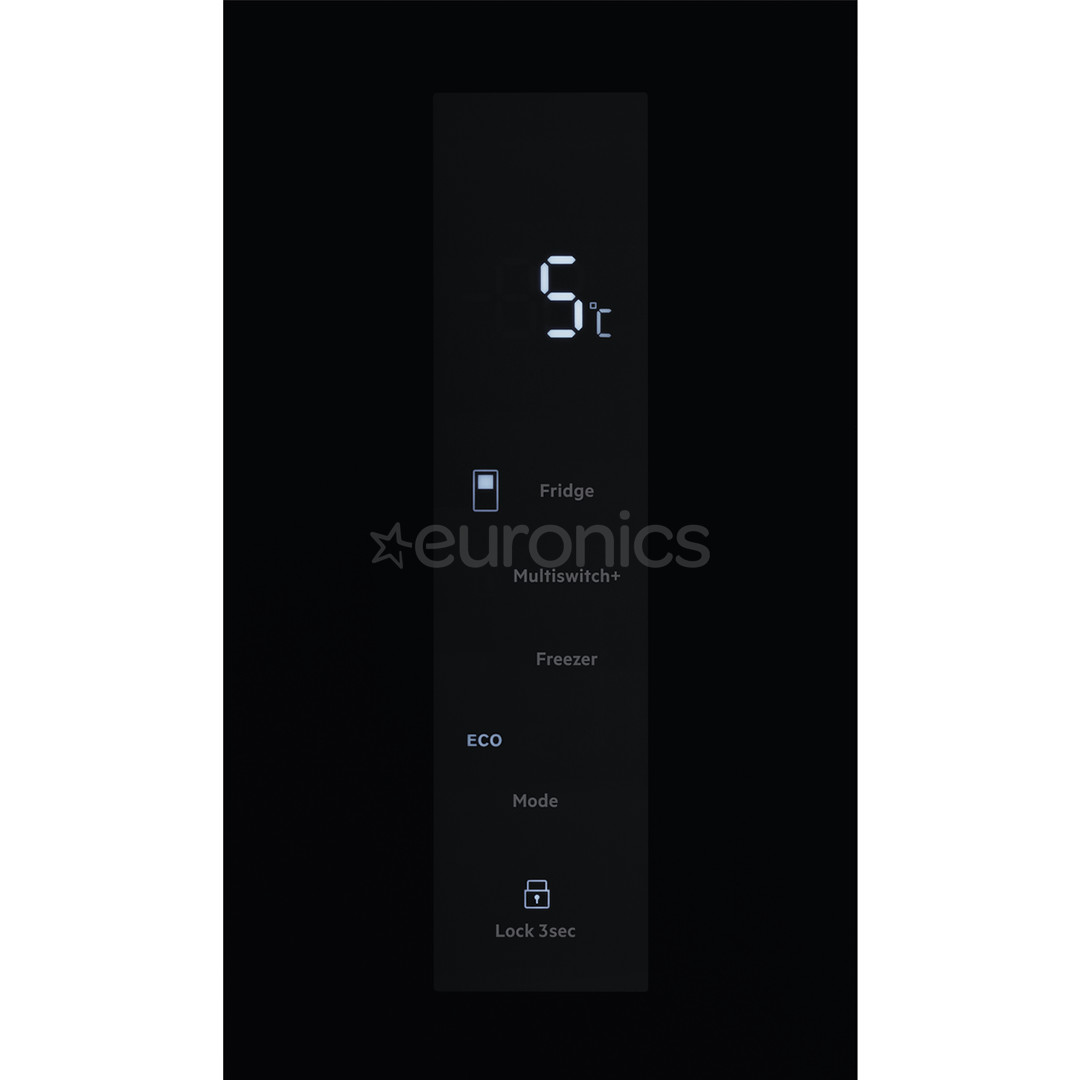 Electrolux 900 Frost Free, 522 L, 190 cm, black - SBS-Refrigerator