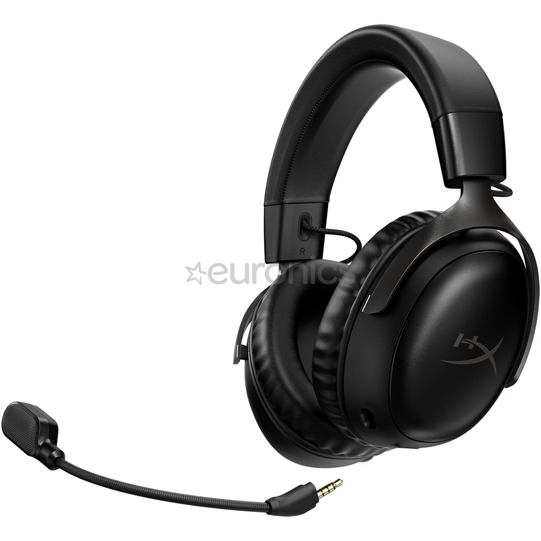 HyperX Cloud III Wireless, must - Juhtmevaba peakomplekt