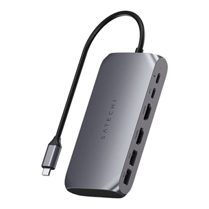 Satechi USB-C Multimedia Adapter M1, tumehall - USB Jagaja