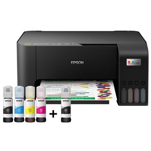 Epson EcoTank L3250, WiFi, черный - Многофункциональный цветной струйный принтер C11CJ67405