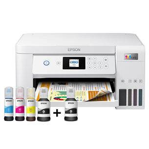 Epson EcoTank L4266, WiFi, дуплекс, белый - Многофункциональный цветной струйный принтер C11CJ63414