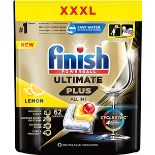 Finish Ultimate PLUS, 62 шт. - Таблетки для посудомоечной машины