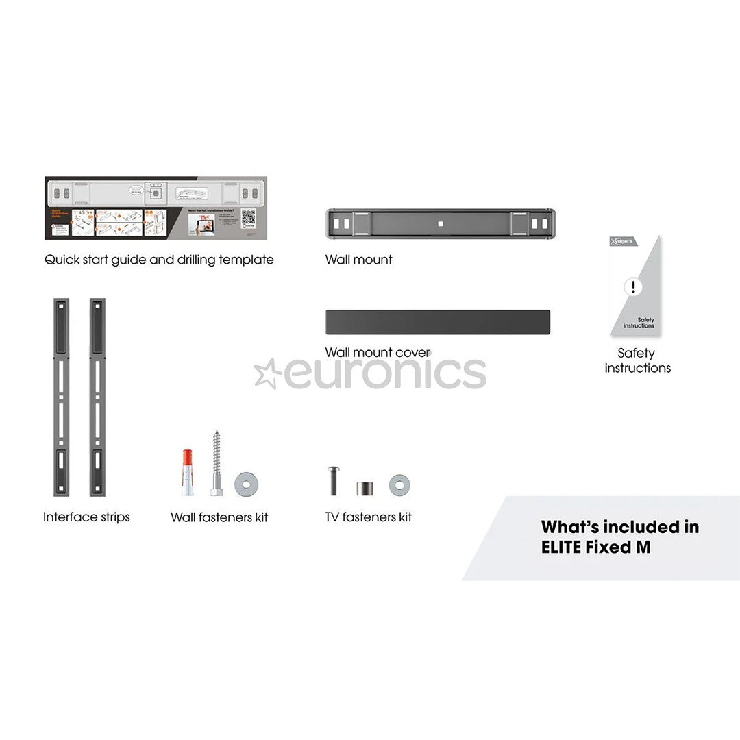 Vogel's TVM 5405 Fixed, fikseeritud, 32'' - 77'', hall - Teleri seinakinnitus