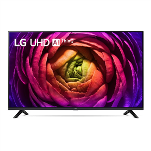 LG UR73, 43", Ultra HD, LED LCD, black - TV 43UR73003LA.AEU