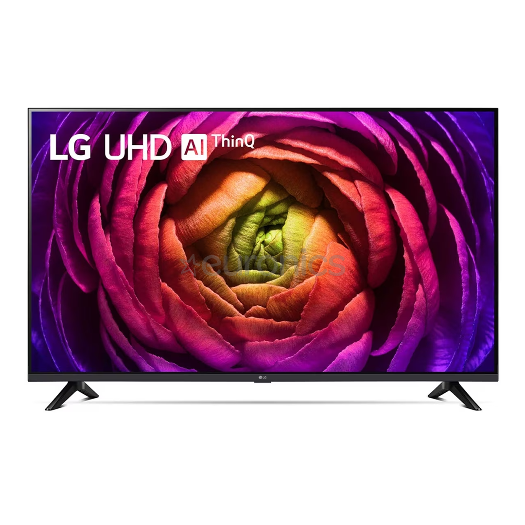 LG UR73, 50", Ultra HD, LED LCD, black - TV