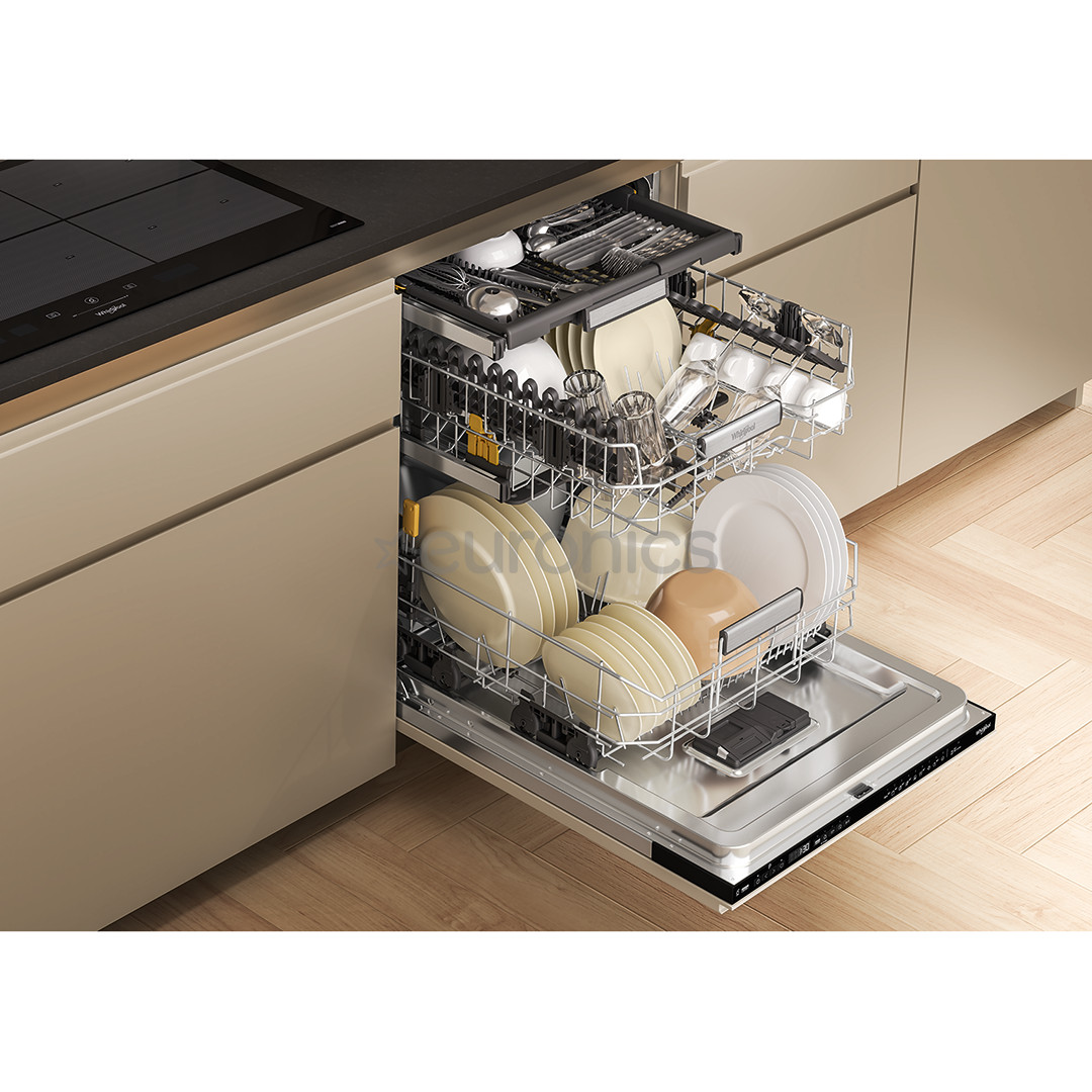 Whirlpool, 15 nõudekomplekti, laius 60 cm - Integreeritav nõudepesumasin