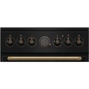 Gorenje, retro, 70 L, must - Eraldiseisev keraamiline pliit