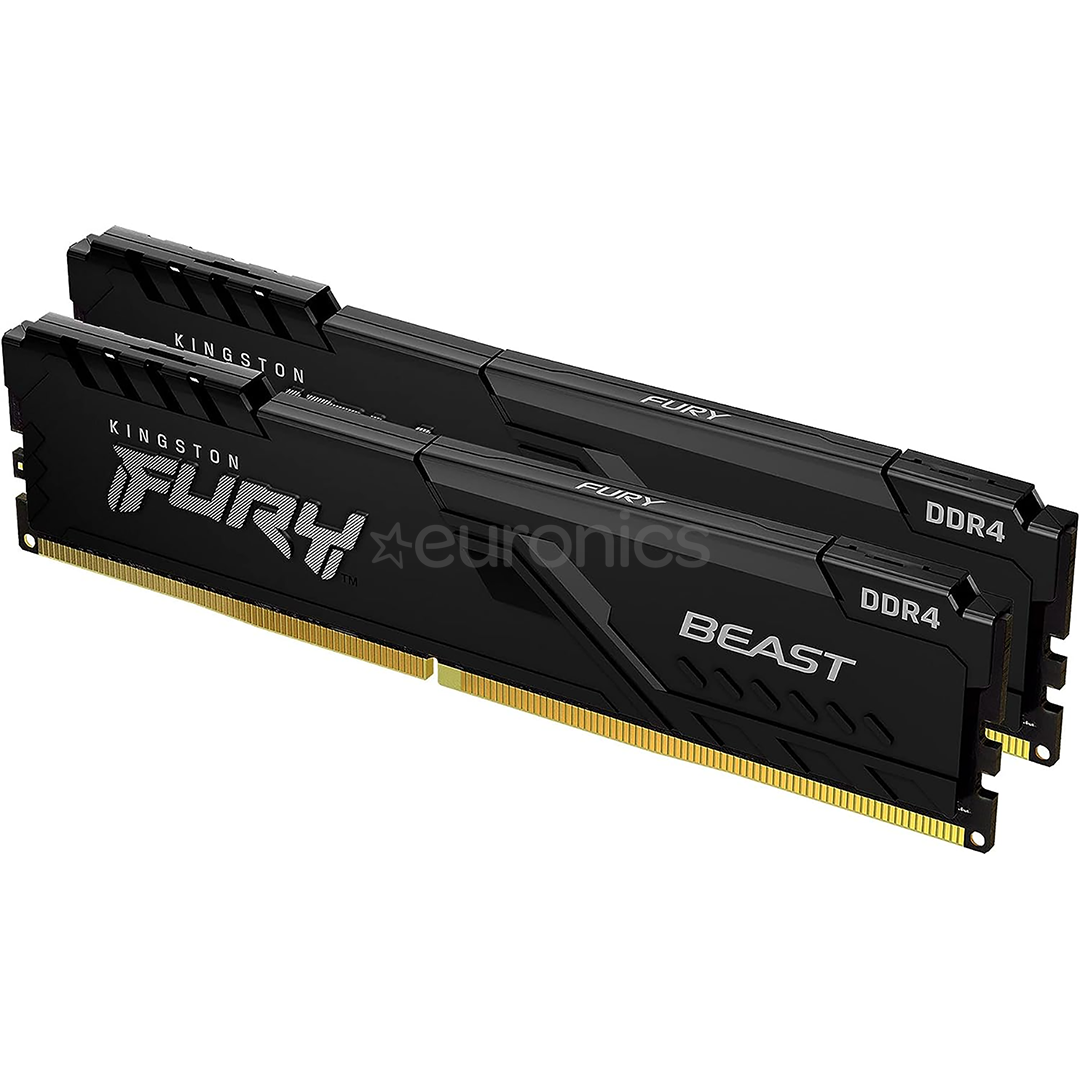 Kingston RAM Fury Beast 16GB DDR4-2666 Kit2 - RAM mälu