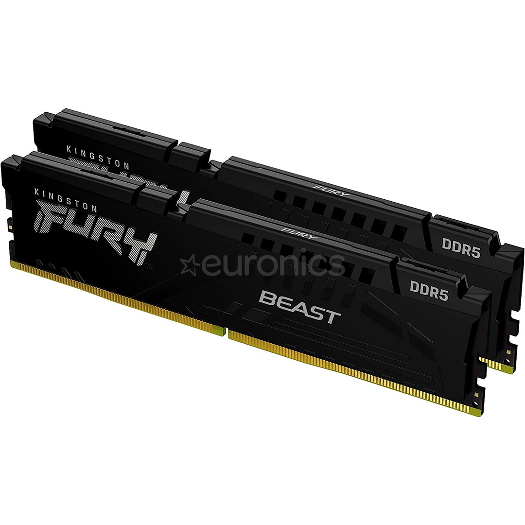 Kingston RAM Fury Beast 16GB DDR5-5200 Kit2 - RAM mälu