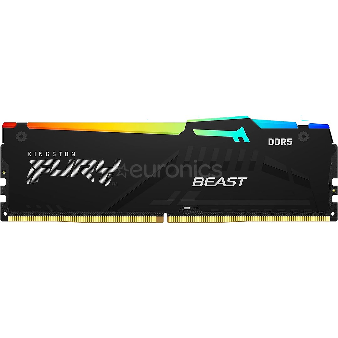 Kingston RAM Fury Beast 64GB DDR5-6000 Kit2 RGB - RAM mälu
