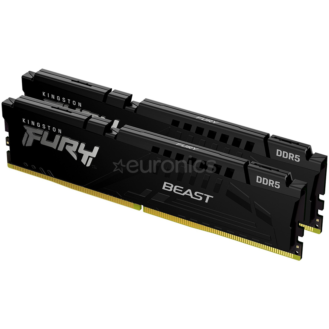 Kingston RAM Fury Beast 32 ГБ DDR5-6000 Kit2 - Память RAM