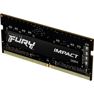 Kingston RAM Fury Impact 8GB DDR4-2666 Notebook - Sülearvuti RAM mälu