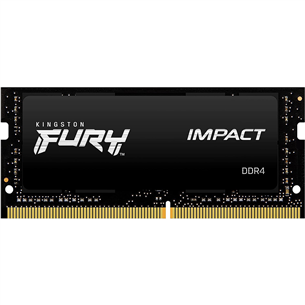Kingston RAM Fury Impact 8GB DDR4-3200 Notebook - Sülearvuti RAM mälu KF432S20IB/8