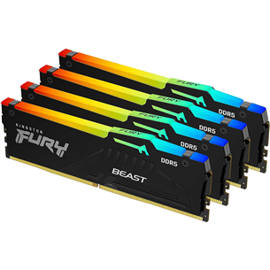 Kingston RAM Fury Beast 128 ГБ DDR5-5600 RGB - Память RAM