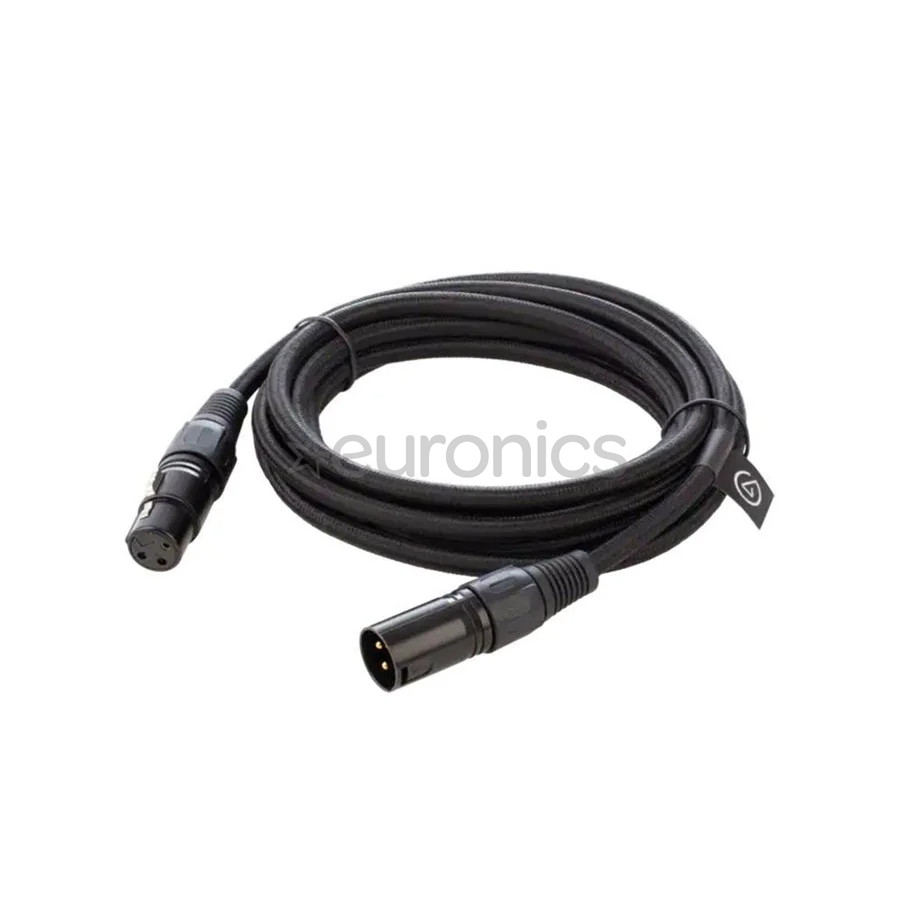 Elgato XLR, 3 m, must - Mikrofoni kaabel