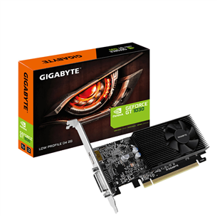 Gigabyte NVIDIA GeForce GT 1030, 2GB, GDDR4, 64 bit - Graafikakaart