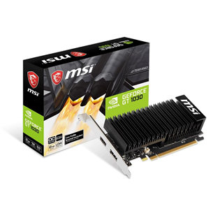 MSI NVIDIA GeForce GT 1030, 2GB, GDDR4, 64 bit - Graafikakaart