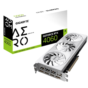 Gigabyte NVIDIA GeForce RTX 4060, 8 ГБ, GDDR6, 128 бит - Графическая карта 4719331313661