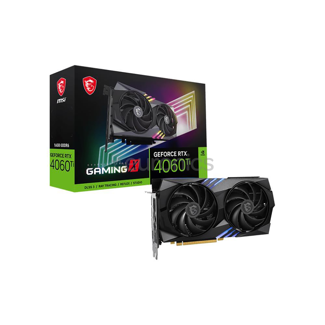 MSI NVIDIA GeForce RTX 4060 Ti, 16GB, GDDR6, 128 bit - Graphics card