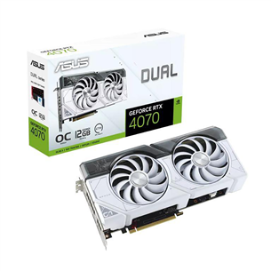 ASUS NVIDIA GeForce RTX 4070, 12GB, GDDR6X, 192 bit - Graphics card 4711387136614