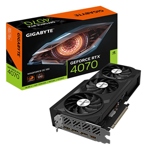 Gigabyte NVIDIA GeForce RTX 4070, 12GB, GDDR6X, 192 bit - Graafikakaart 4719331312930