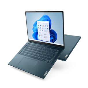 Lenovo Yoga Pro 9 14IRP8, 14,5'', 3K, Mini LED, сенсорный, i7, 32 ГБ, 1 ТБ, RTX 4050, SWE, бирюзовый - Ноутбук