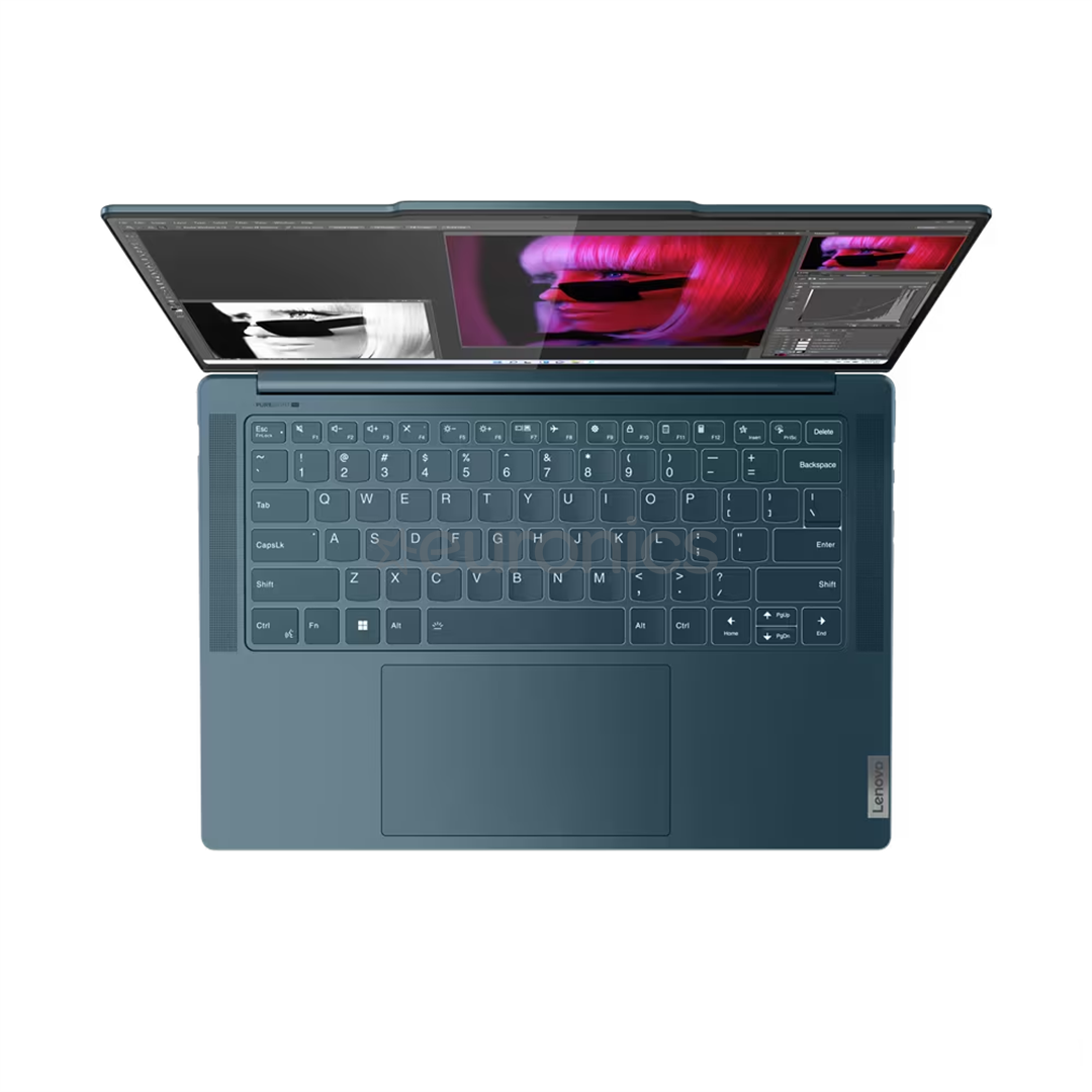 Lenovo Yoga Pro 9 14IRP8, 14,5'', 3K, Mini LED, сенсорный, i7, 32 ГБ, 1 ТБ, RTX 4050, SWE, бирюзовый - Ноутбук