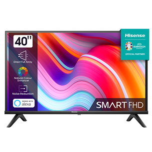 Hisense A4K, 40", Full HD, LED LCD, must - Teler 40A4K