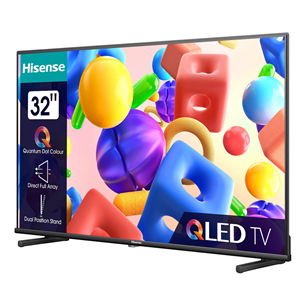 Hisense A5KQ, 32", Full HD, QLED, black - TV
