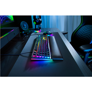 Razer BlackWidow V4, Green Switch, mehaaniline, SWE, must - Klaviatuur