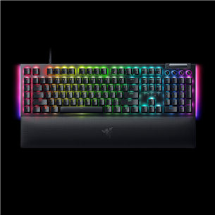 Razer BlackWidow V4, Green Switch, механическая, SWE, черный - Клавиатура