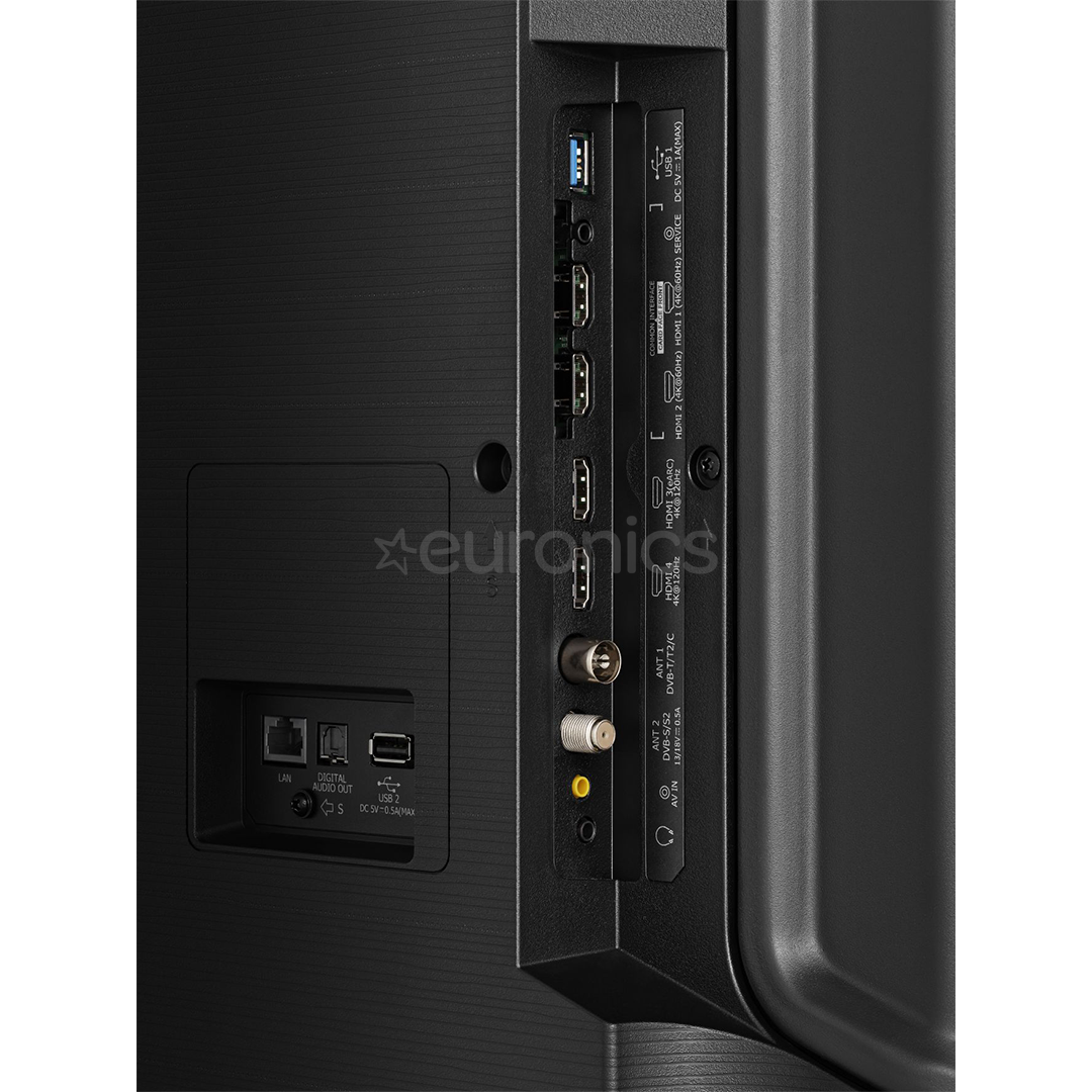 Hisense U7KQ, 55'', Ultra HD, Mini LED, must - Teler