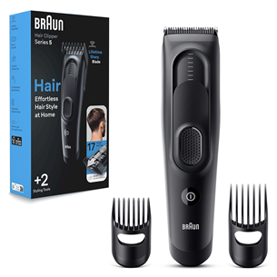 Braun, black - Hair clipper HC5330