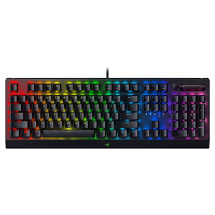 Razer BlackWidow V4 X, Green Switch, mehaaniline, US, must - Klaviatuur RZ03-04700100-R3M1
