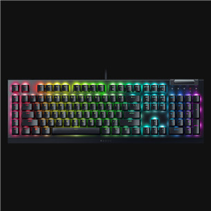 Razer BlackWidow V4 X, Green Switch, механическая, US, черный - Клавиатура
