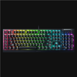 Razer BlackWidow V4 X, Green Switch, mehaaniline, US, must - Klaviatuur