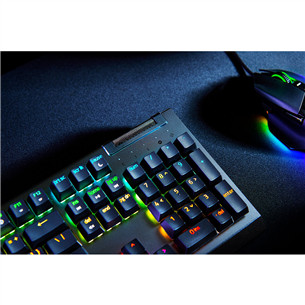 Razer BlackWidow V4 X, Green Switch, механическая, US, черный - Клавиатура