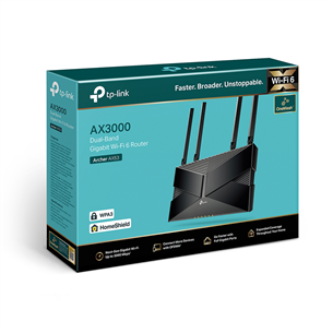 TP-Link Archer AX53, Wi-Fi 6, черный - WiFi-роутер