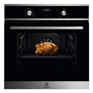 Electrolux 600 SteamBake, 65 L, roostevaba teras - Integreeritav ahi