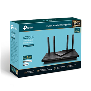 TP-Link Archer AX55 Pro, Wi-Fi 6, black - Wi-Fi Router