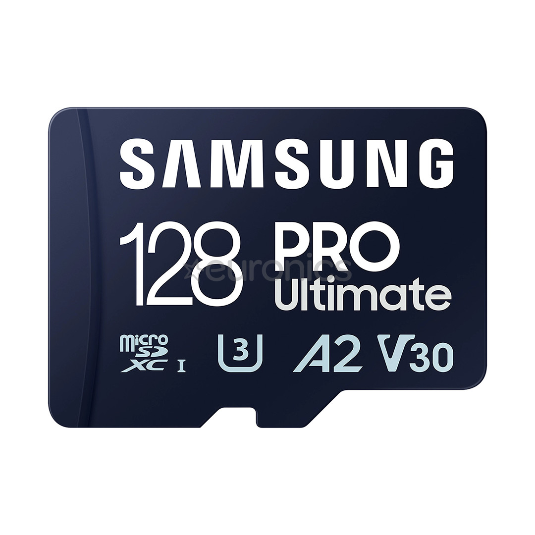 Samsung PRO Ultimate, microSDXC, SD adapter, 128 GB - Mälukaart