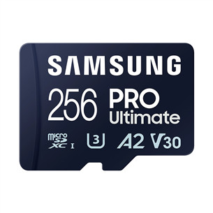 Samsung PRO Ultimate, microSDXC, SD-адаптер, 256 ГБ - Карта памяти MB-MY256SA/WW