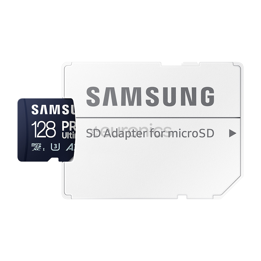 Samsung PRO Ultimate, microSDXC, SD adapter, 128 GB - Mälukaart