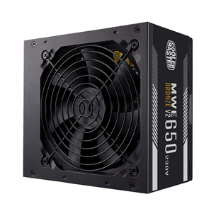 Cooler Master MWE 650 Bronze, ATX, 24-pin, 650 W - Toiteplokk MPE-6501-ACABW-BEU