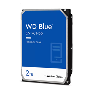 Western Digital WD Blue, 2 TB, 3,5'', SATA 3.0, 5400rpm, 64MB - Hard-drive
