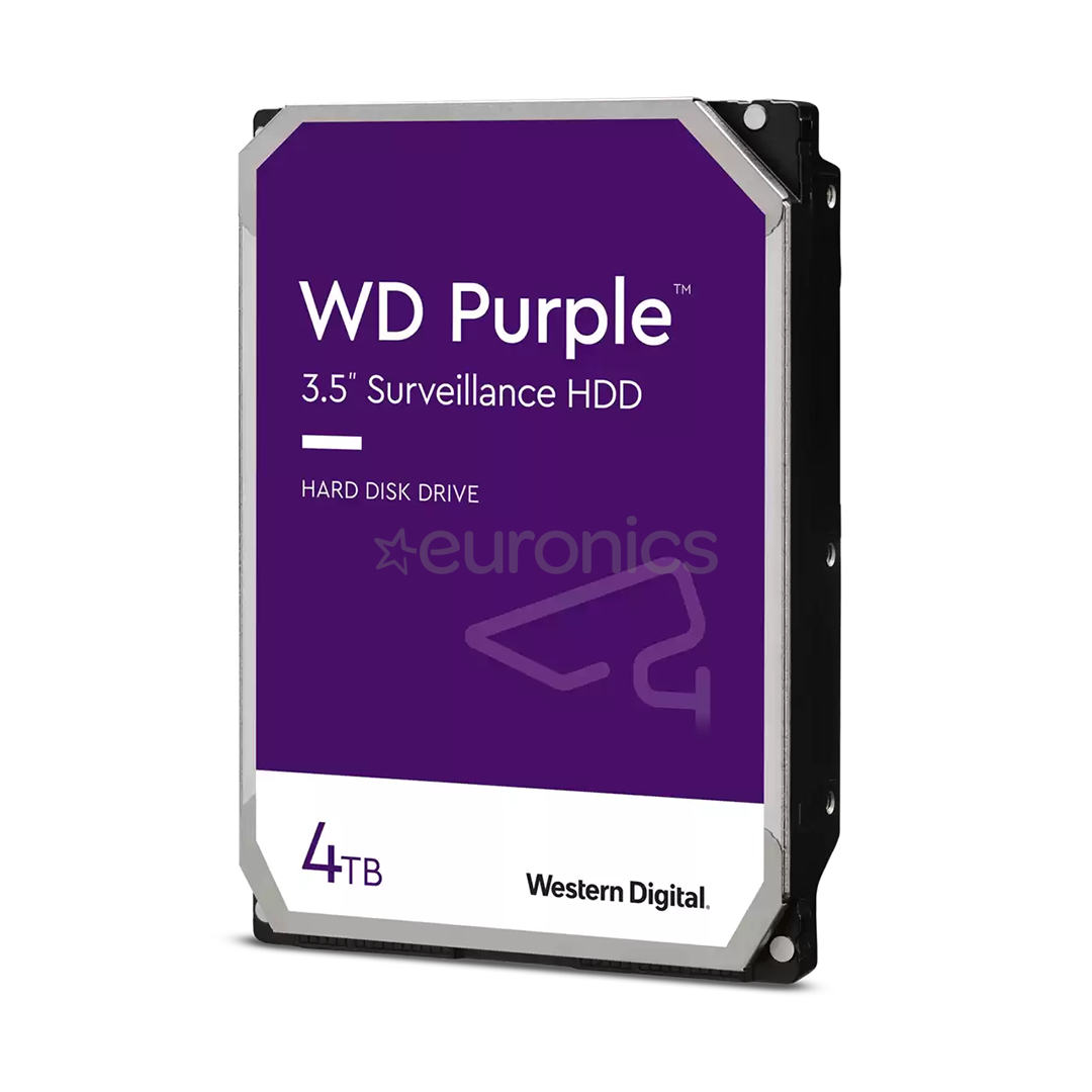 Western Digital WD Purple Surveillance, 4 TB, 5400rpm, 3,5" - HDD kõvaketas