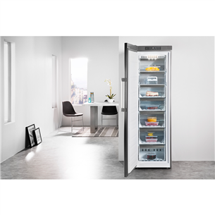 Whirlpool, 263 L, 188 cm, stainless steel - Freezer