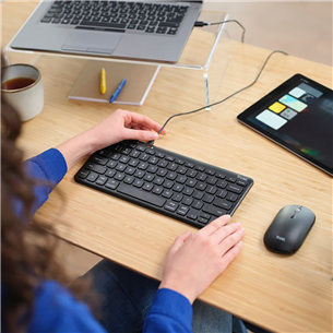 Trust Lyra Compact, SWE, black - Wireless keyboard