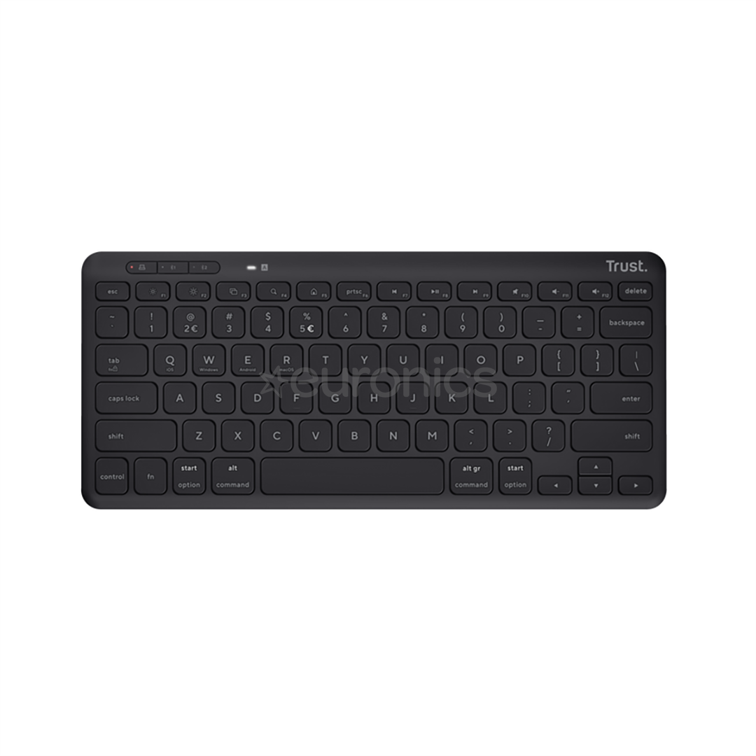 Trust Lyra Compact, US, black - Wireless keyboard
