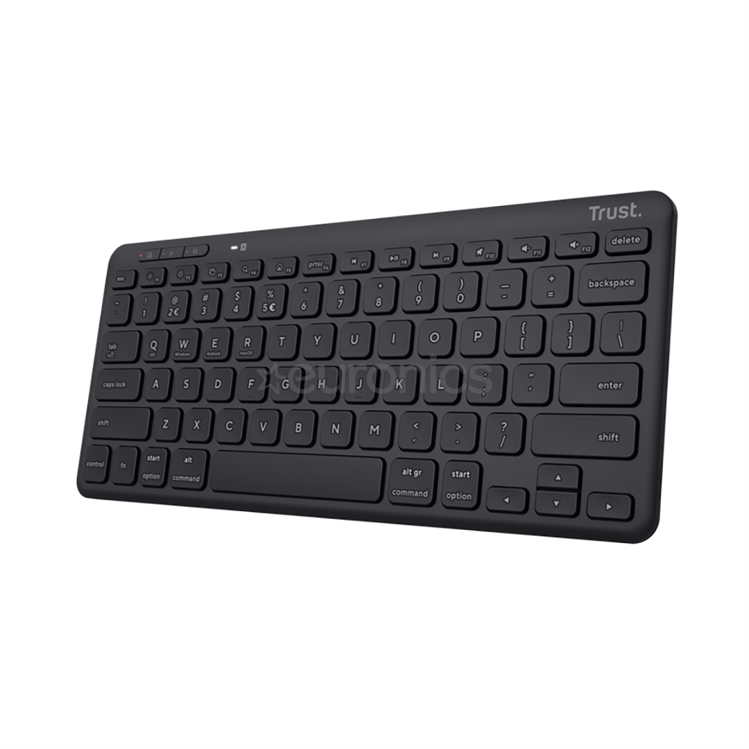 Trust Lyra Compact, US, black - Wireless keyboard